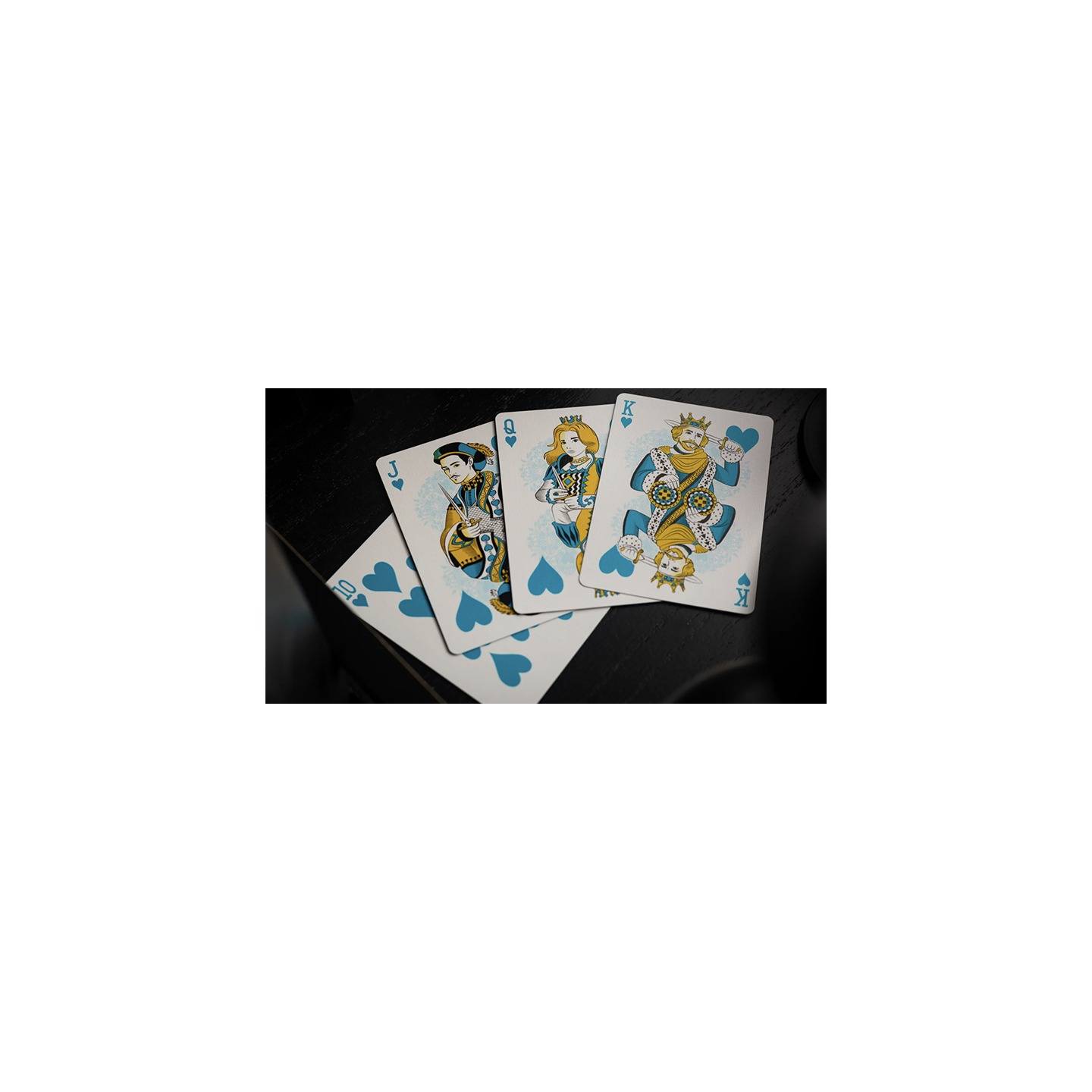 Bicycle Cool Blue Neon Rider Back Playing Cards