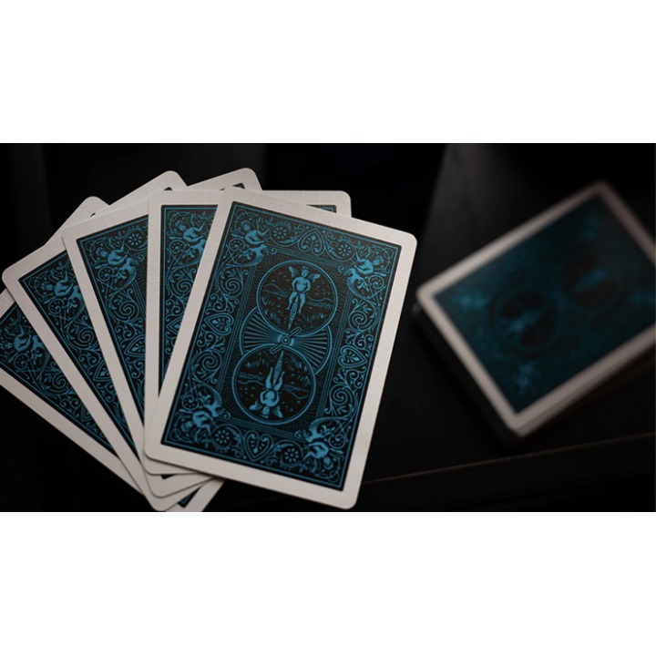Bicycle Cool Blue Neon Rider Back Playing Cards