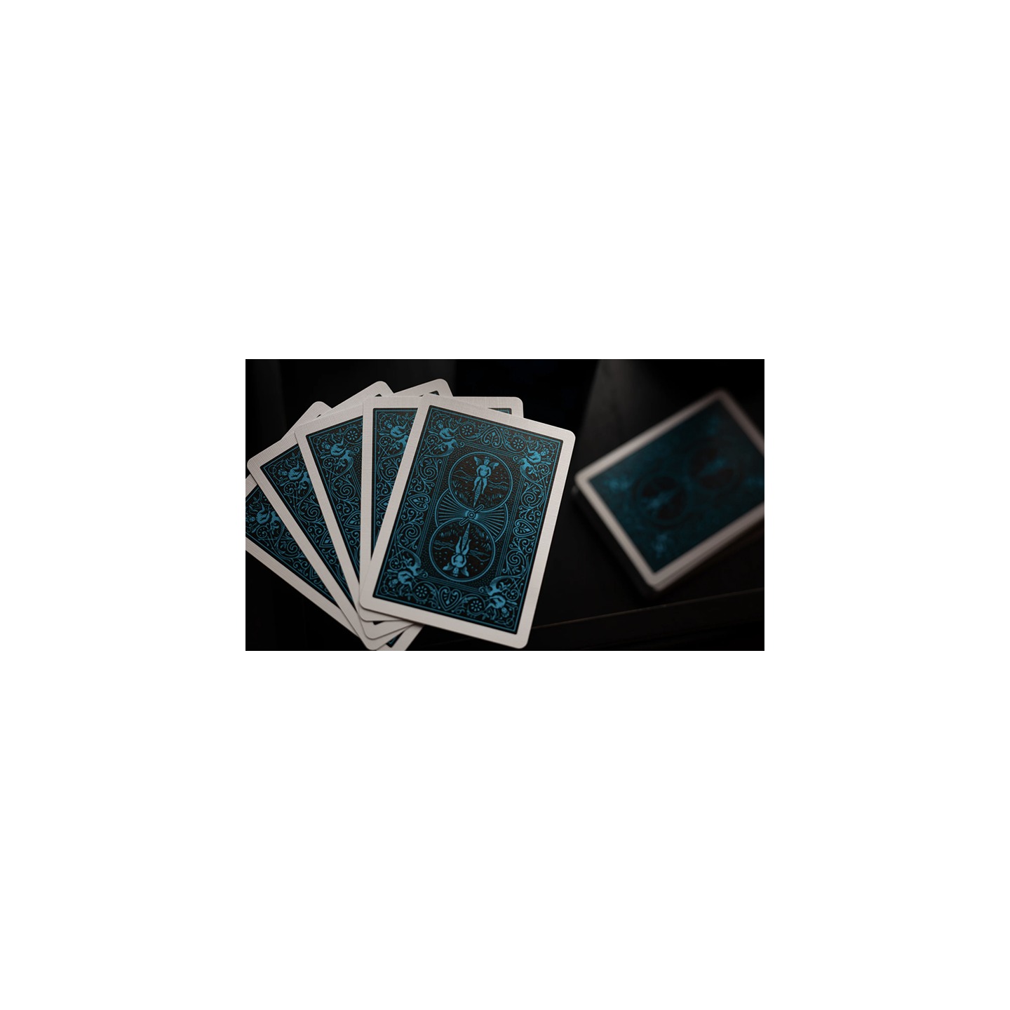 Bicycle Cool Blue Neon Rider Back Playing Cards