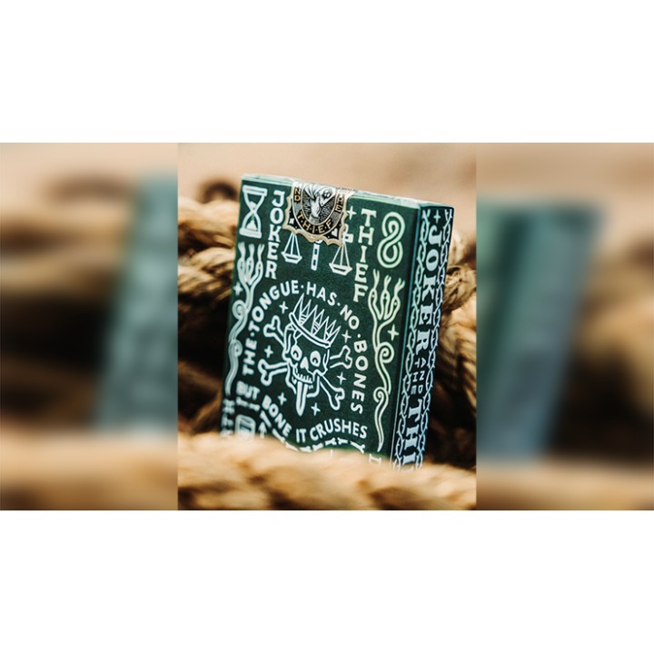 JT Crown (Green) Playing Cards by Joker and the Thief