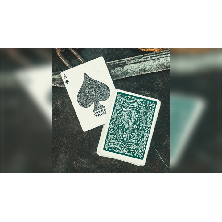 JT Crown (Green) Playing Cards by Joker and the Thief