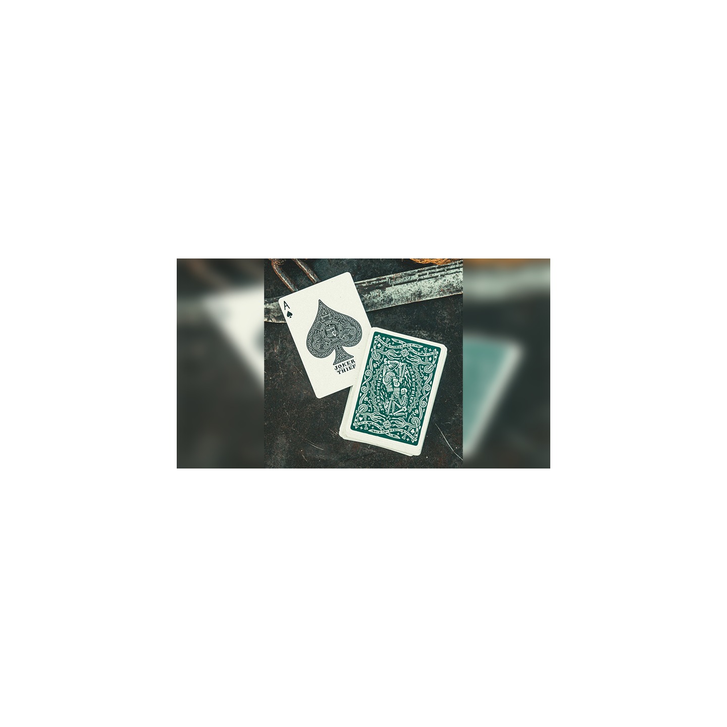JT Crown (Green) Playing Cards by Joker and the Thief