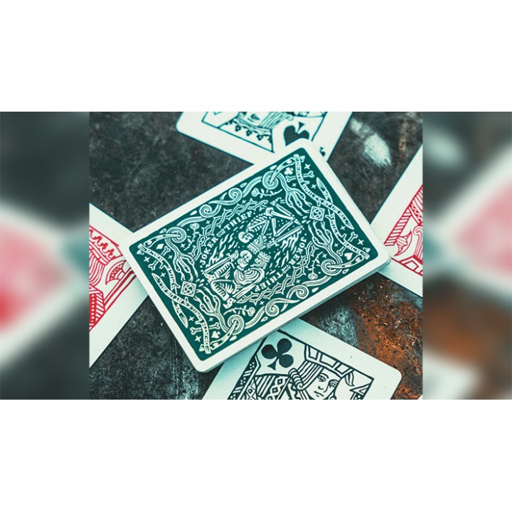 JT Crown (Green) Playing Cards by Joker and the Thief