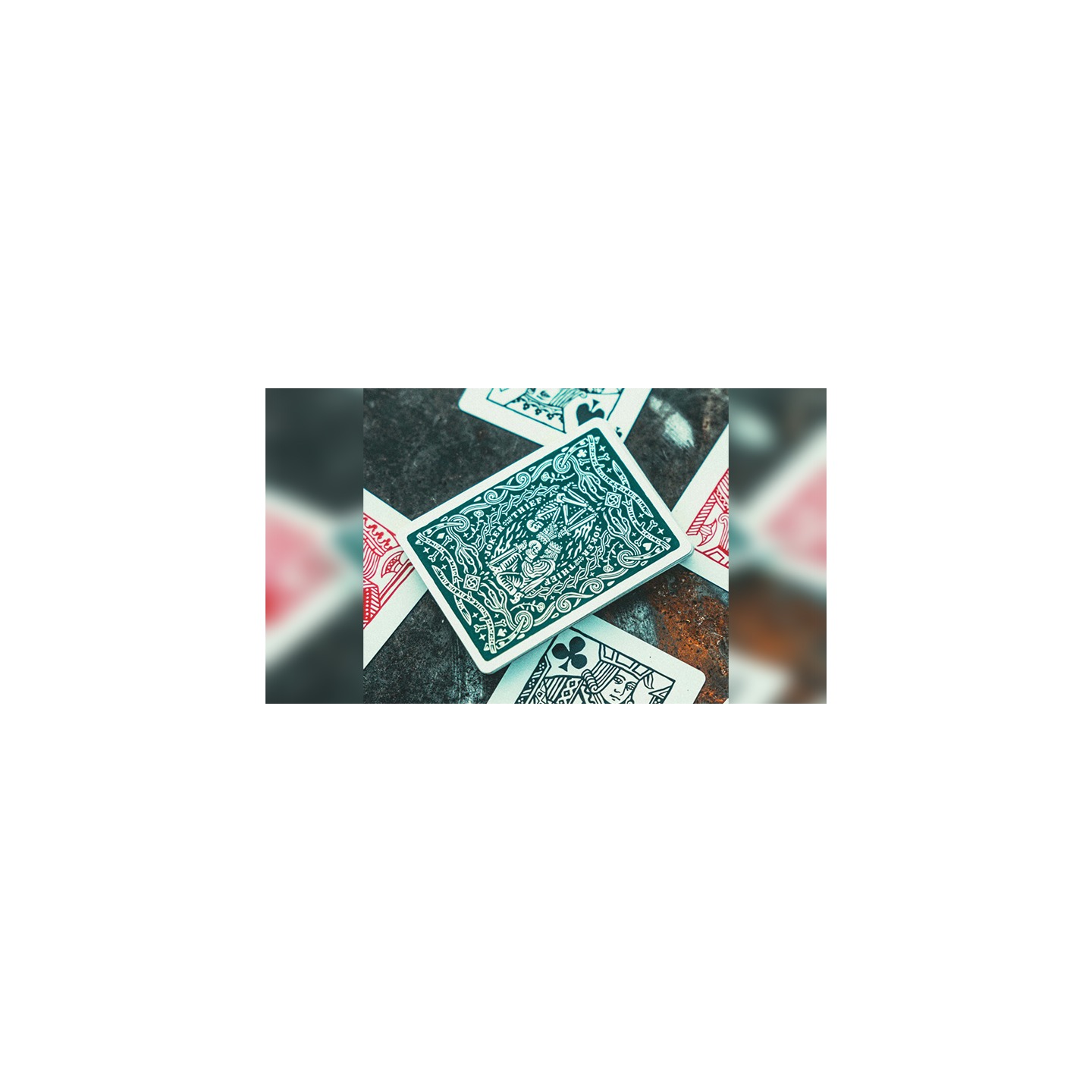 JT Crown (Green) Playing Cards by Joker and the Thief