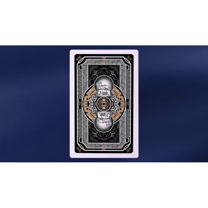 GUAN DAM -Warriors of the Three Kingdoms (Black) Playing Cards by YOKAGAME
