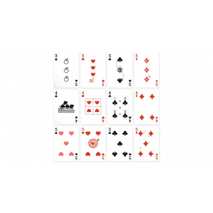 GUAN DAM -Warriors of the Three Kingdoms (Black) Playing Cards by YOKAGAME