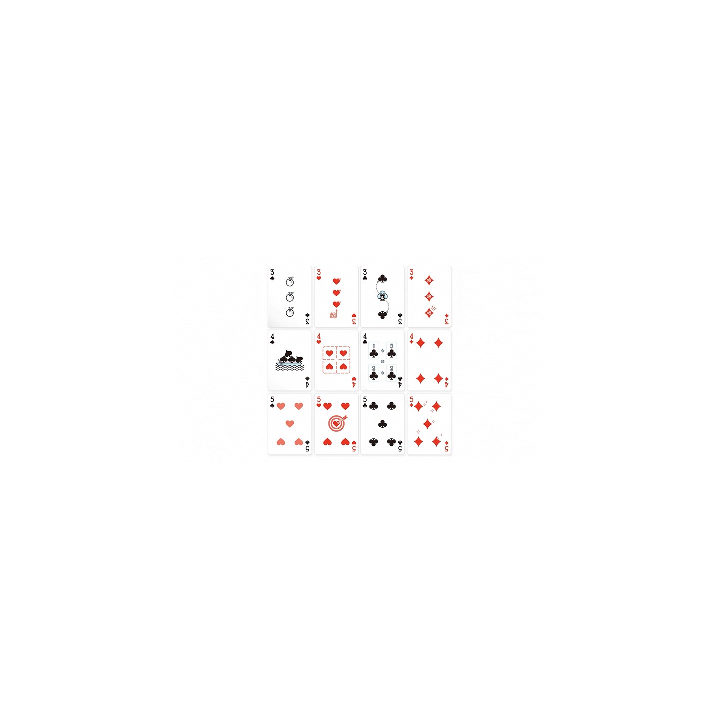 GUAN DAM -Warriors of the Three Kingdoms (Black) Playing Cards by YOKAGAME