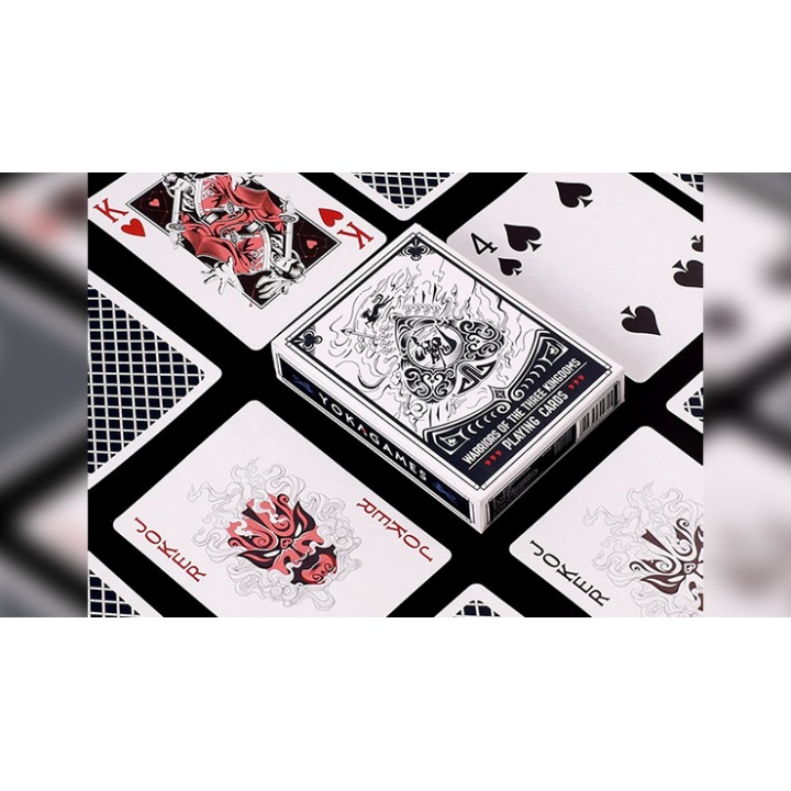 Warriors Of Three Kingdoms (Blue) Playing Cards by YOKAGAME