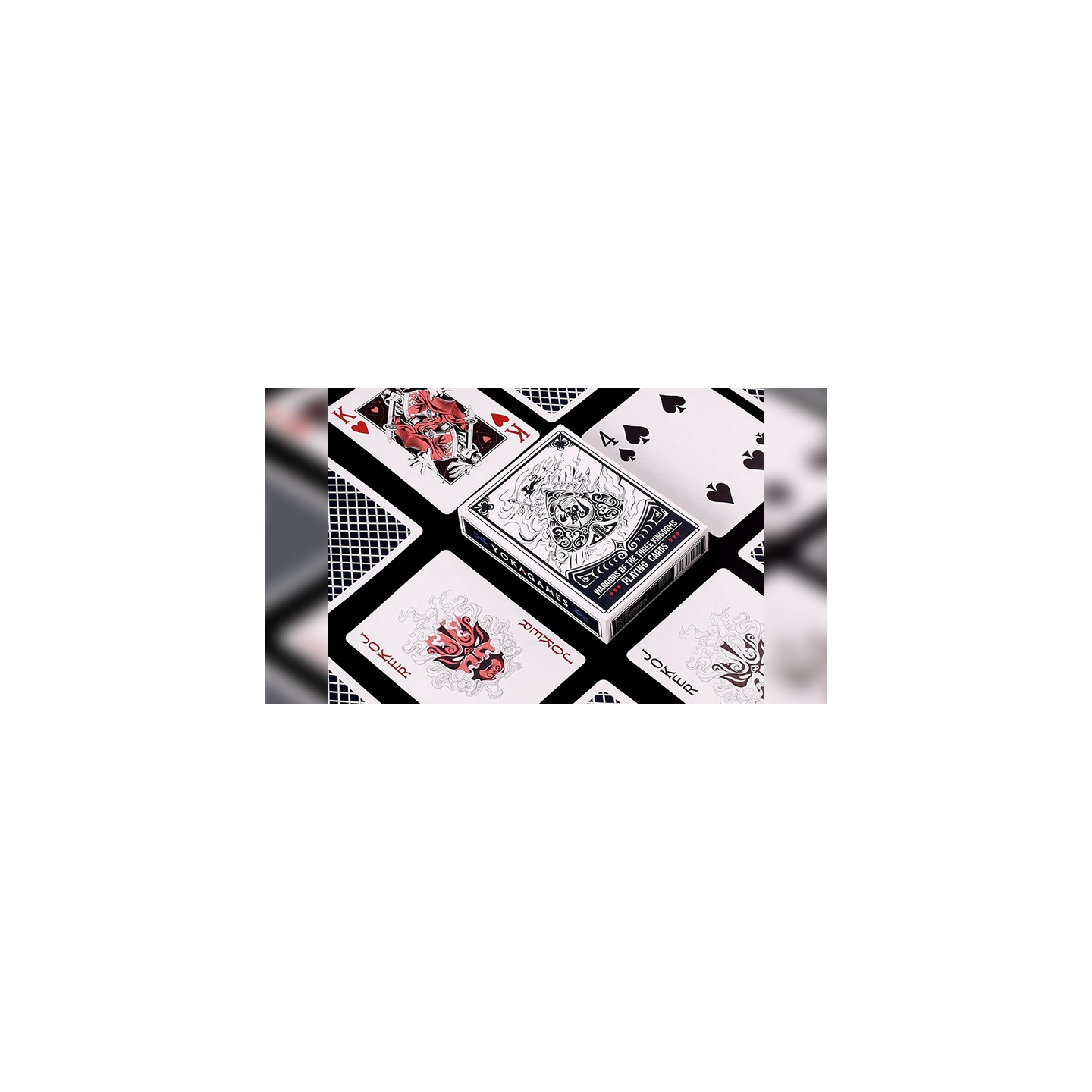 Warriors Of Three Kingdoms (Blue) Playing Cards by YOKAGAME