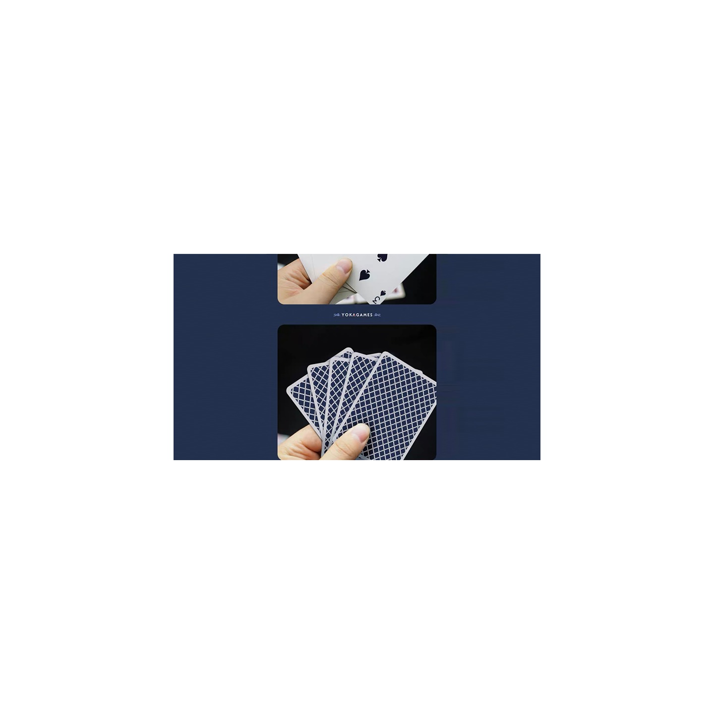Warriors Of Three Kingdoms (Blue) Playing Cards by YOKAGAME