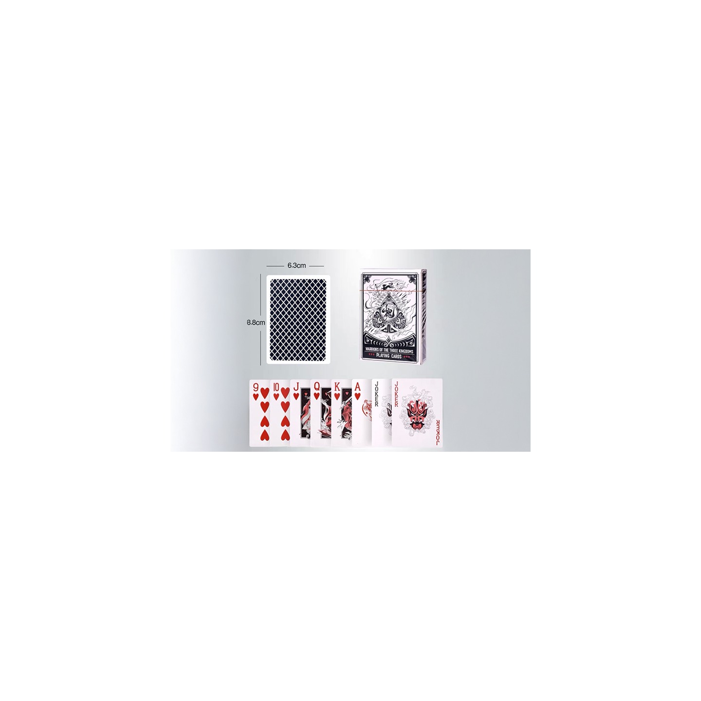 Warriors Of Three Kingdoms (Blue) Playing Cards by YOKAGAME