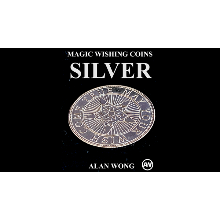 Magic Wishing Coins Silver (12 Coins) by Alan Wong