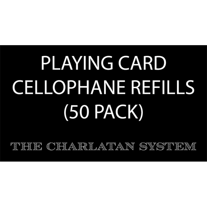 Playing Card Cellophane Refills (50 Units)