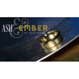 Ash and Ember Gold Beveled Size 13 (2 Rings) by Zach Heath