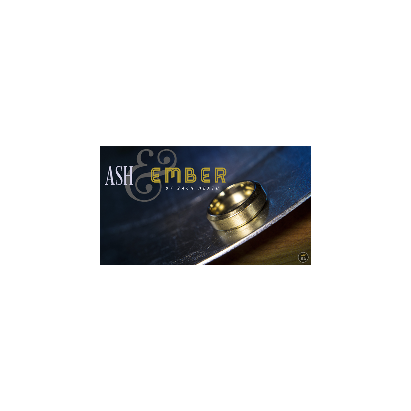 Ash and Ember Gold Beveled Size 13 (2 Rings) by Zach Heath