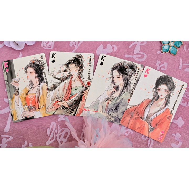 Four Beauties (WangZhaojun) Playing Cards