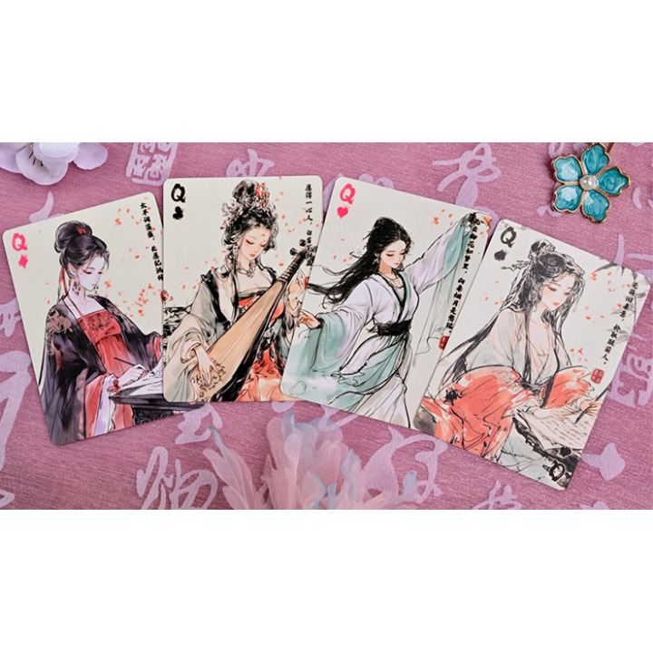 Four Beauties (XiShi) Playing Cards