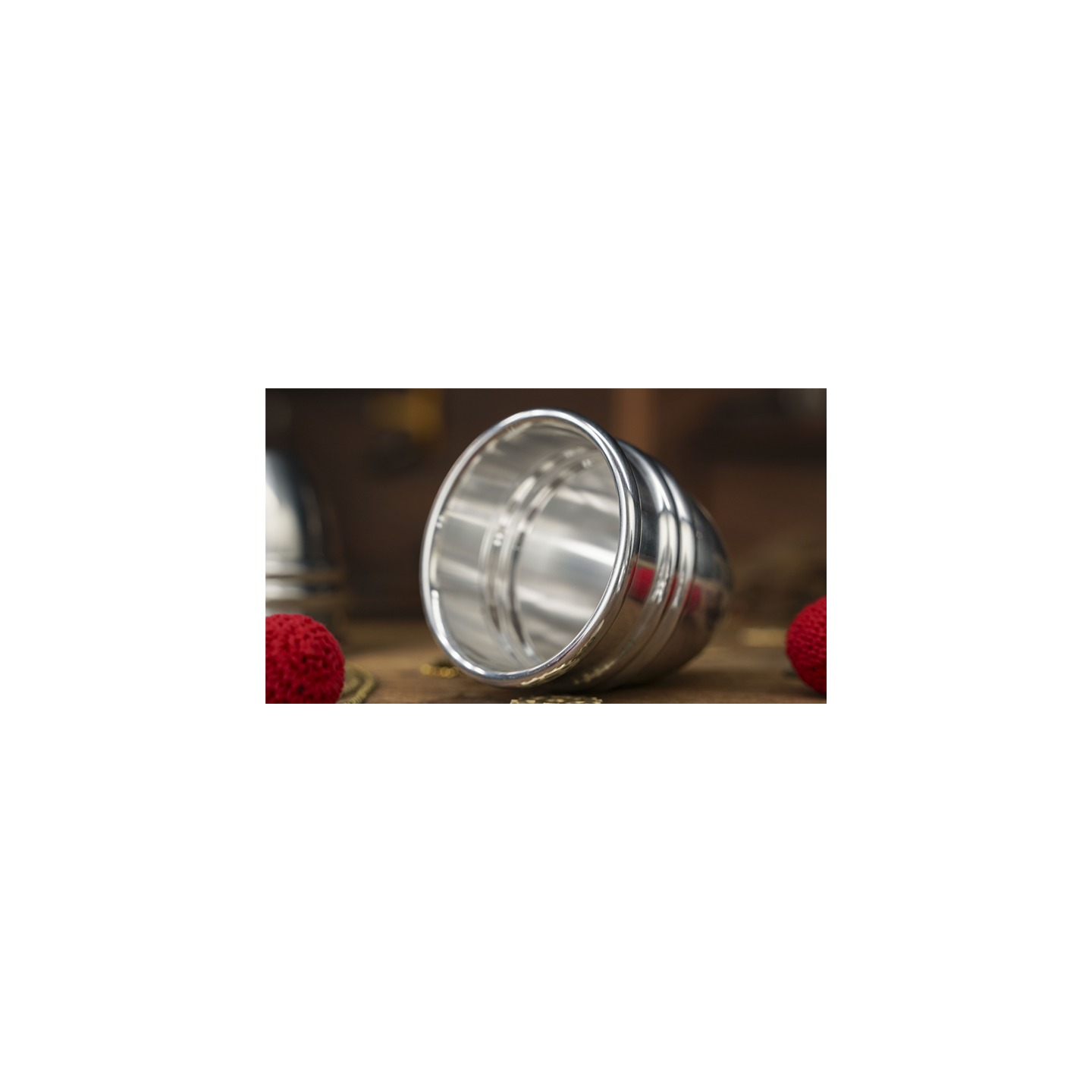 Aluminum Alloy Cups and Balls Set by TCC Magic