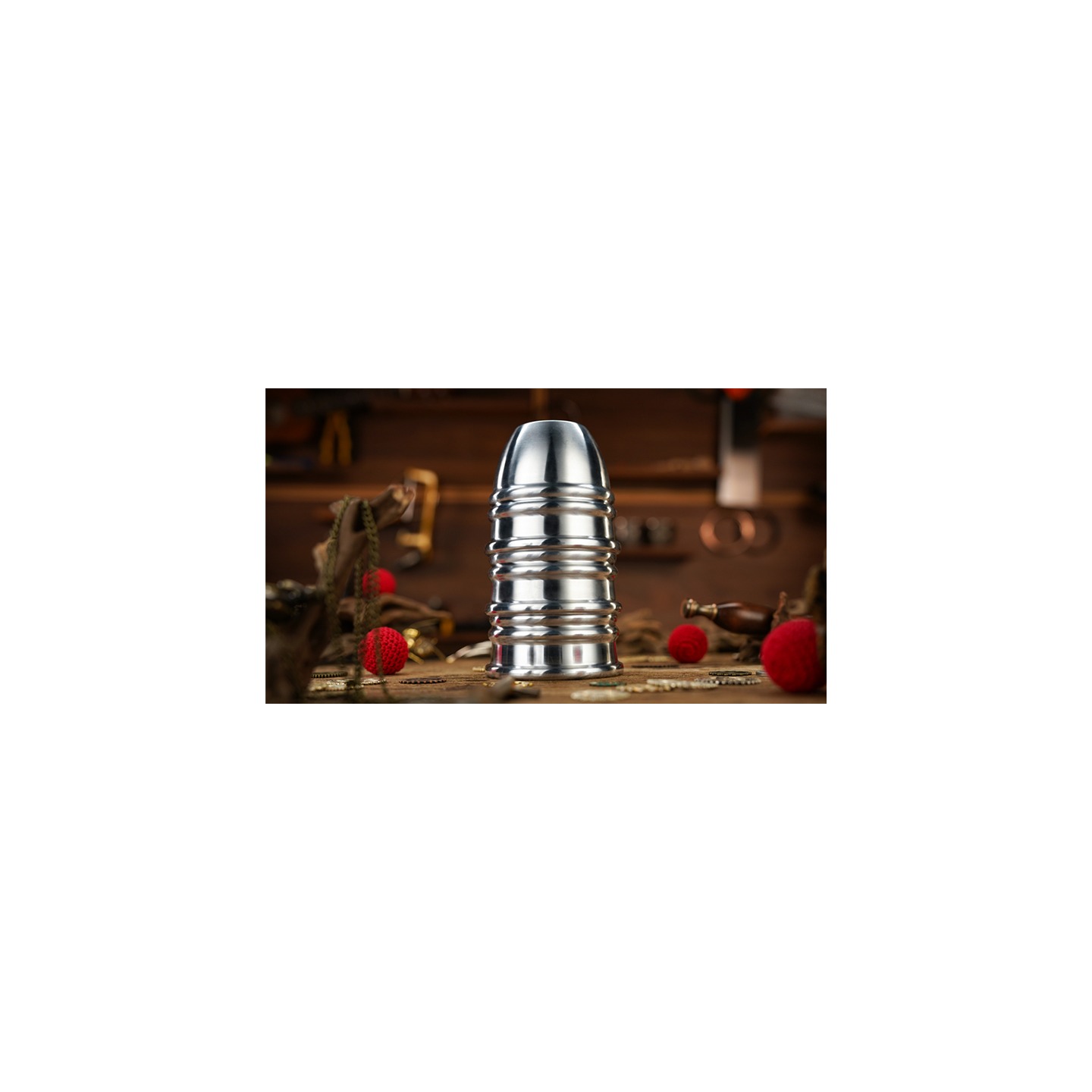 Aluminum Alloy Cups and Balls Set by TCC Magic