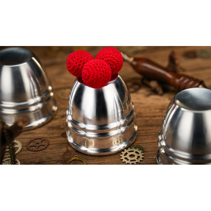 Aluminum Alloy Cups and Balls Set by TCC Magic