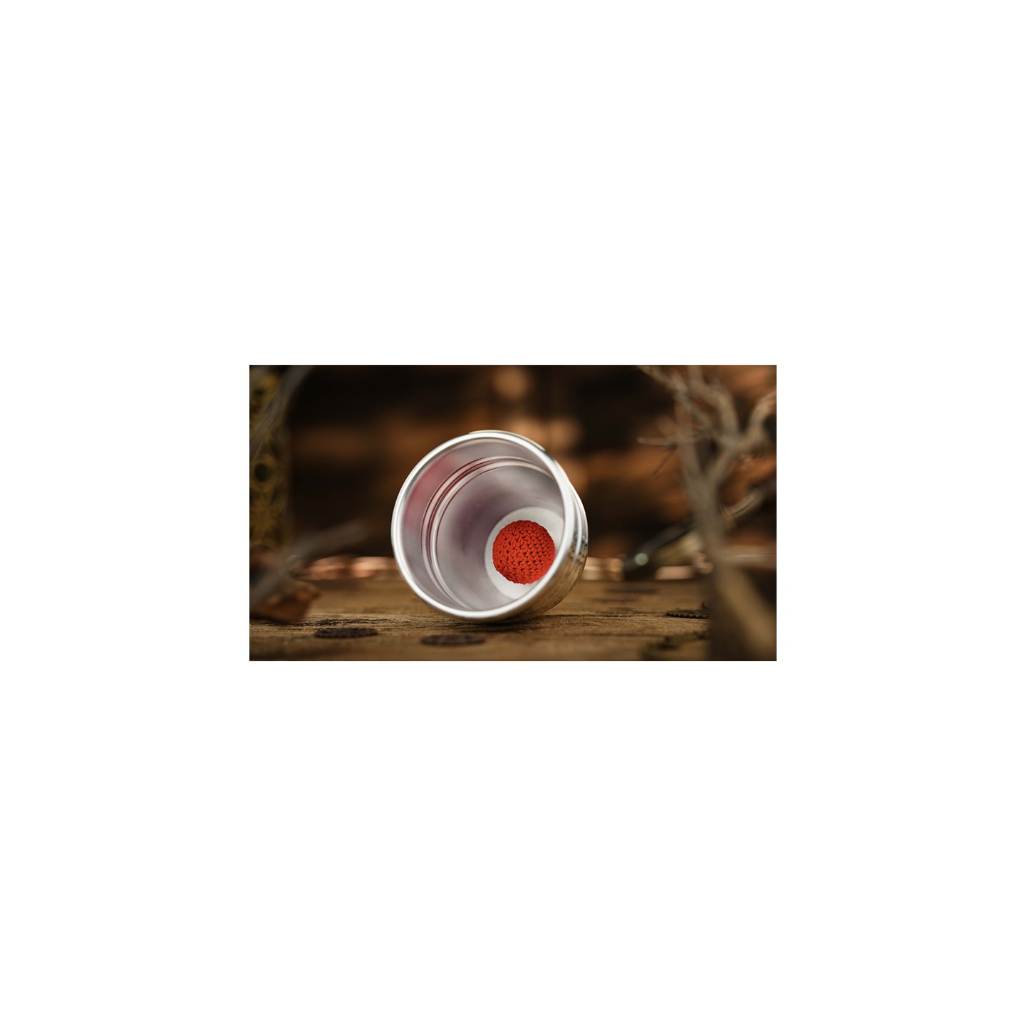 Aluminum Alloy Cups and Balls Matching Chop Cup by TCC Magic