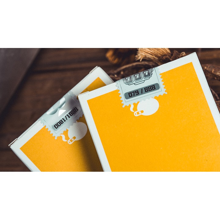 Gilded Milk Casino Deck (Silver) by Bacon Playing Card Company