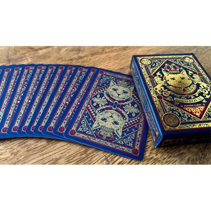 Neko Royal Blue Playing Cards