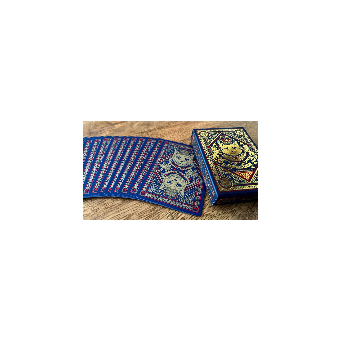 Neko Royal Blue Playing Cards