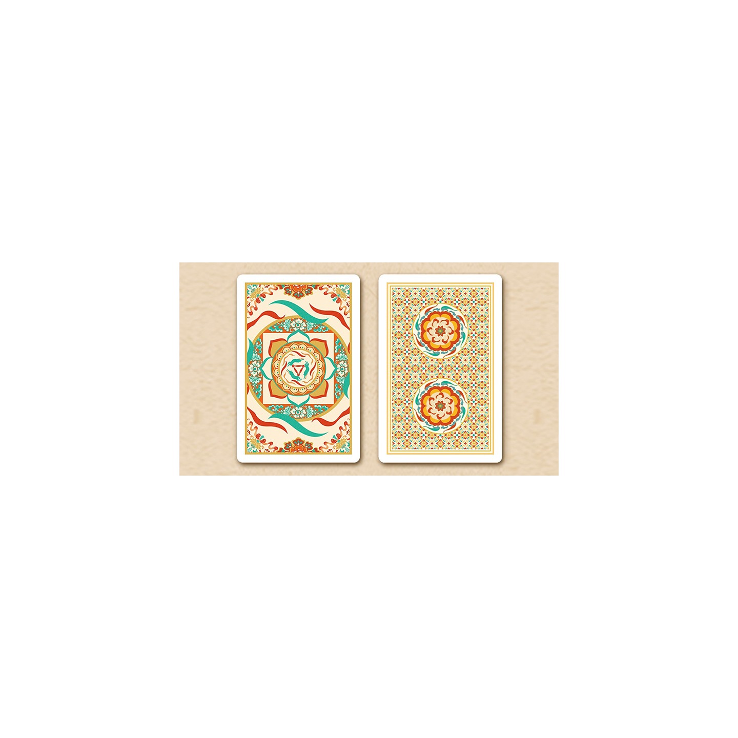 Three Rabbits with Ears Playing Cards