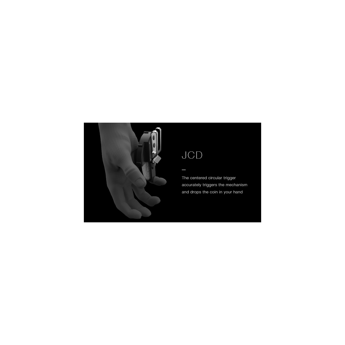 Hanson Chien Presents JCD (Jumbo Coin Dropper) by Ochiu Studio (Black Holder Series)