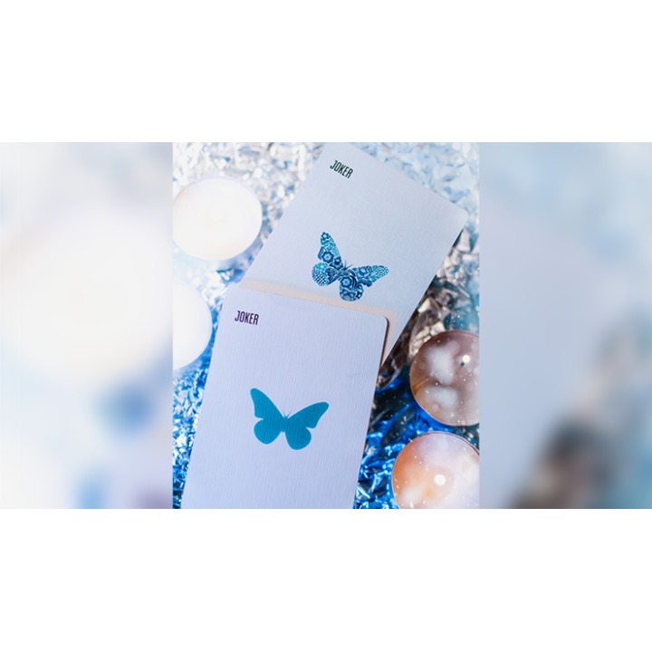 Butterfly Seasons Marked Playing Cards (Winter) by Ondrej Psenicka