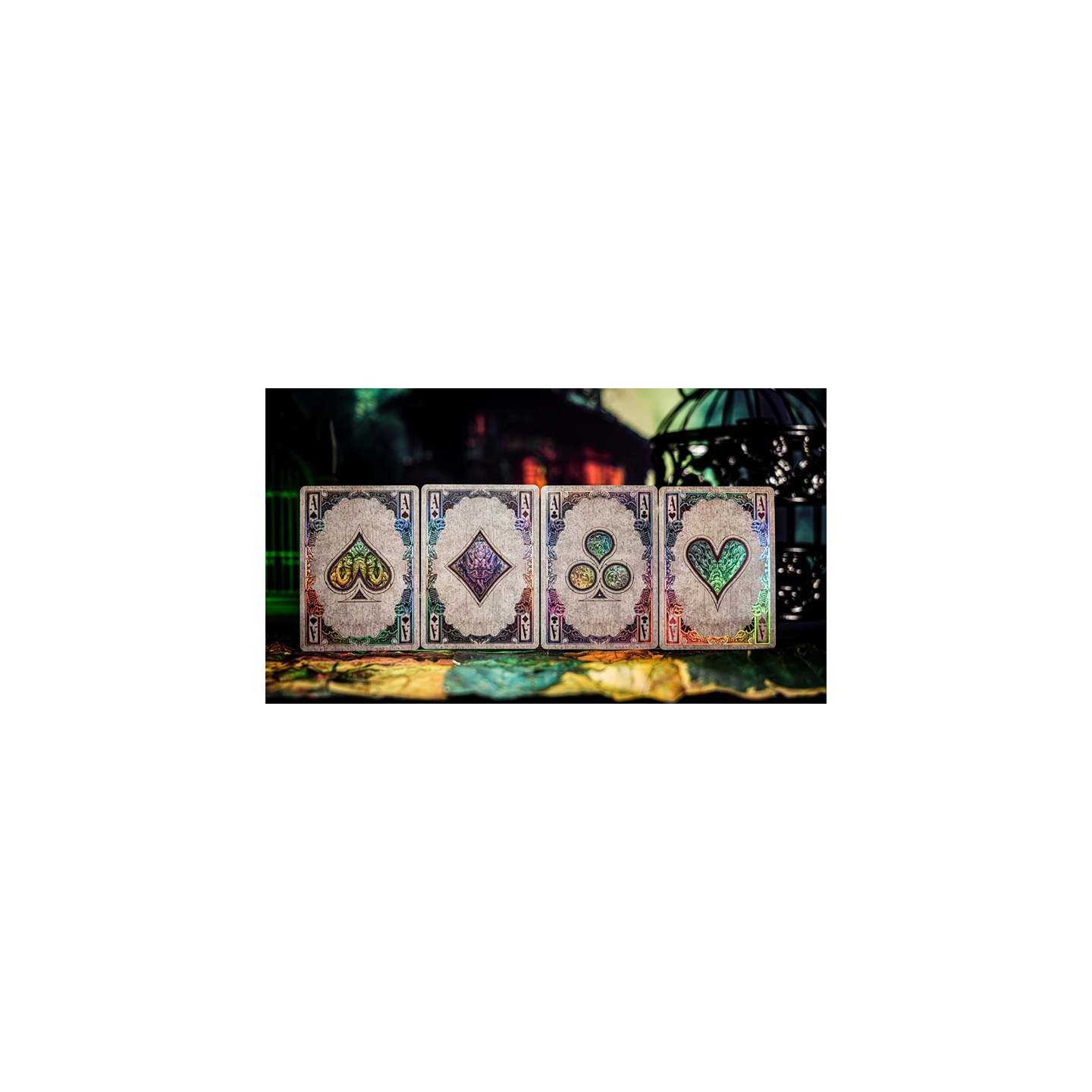 Keyhole Reflections on the Wall Playing Cards by Fashion TCC