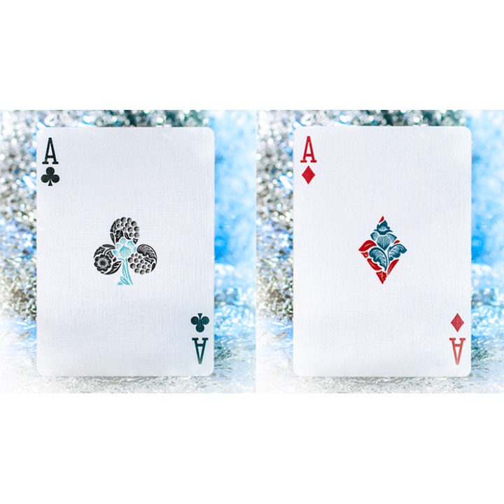 Butterfly Seasons Marked Playing Cards (Winter) by Ondrej Psenicka
