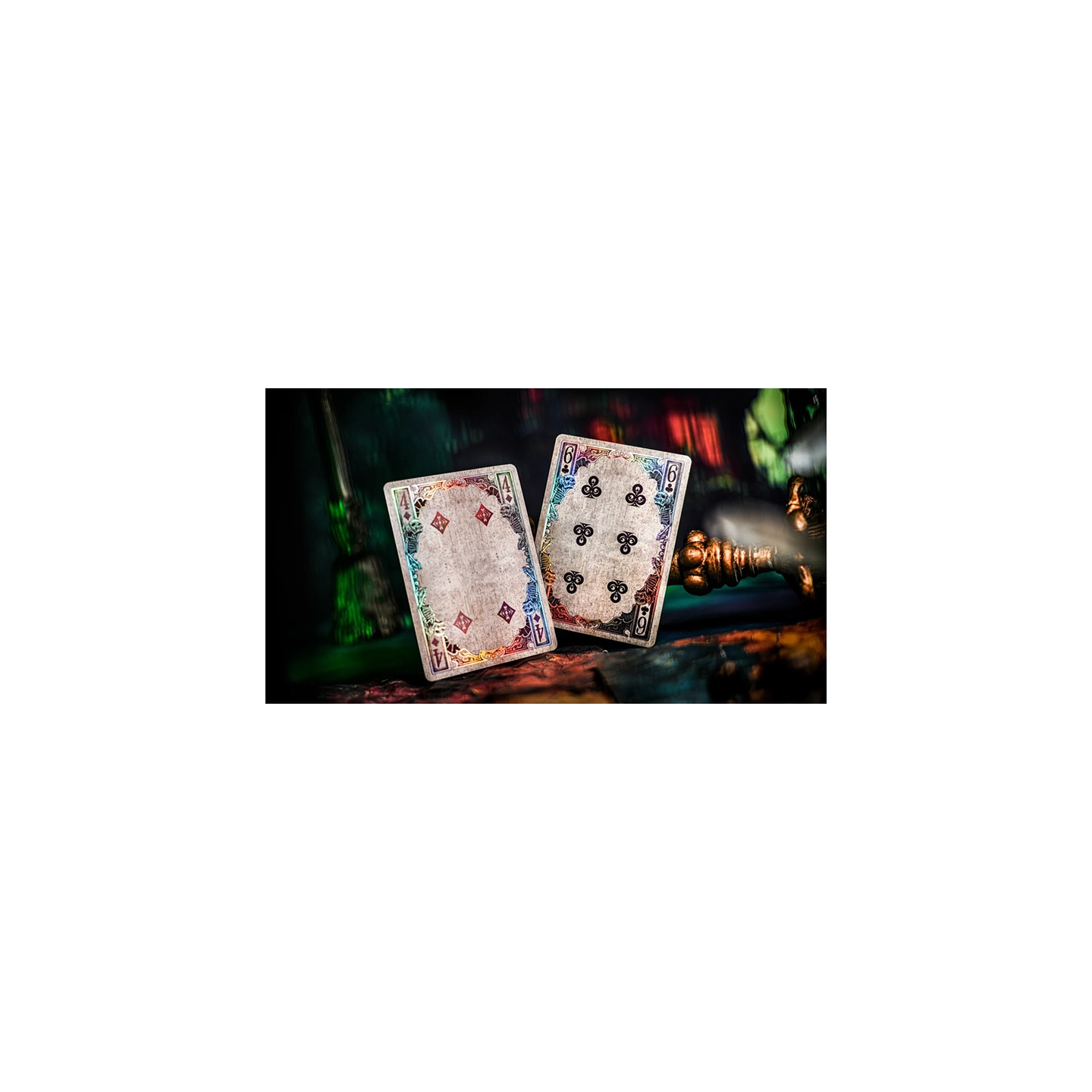 Keyhole Reflections on the Wall Playing Cards by Fashion TCC