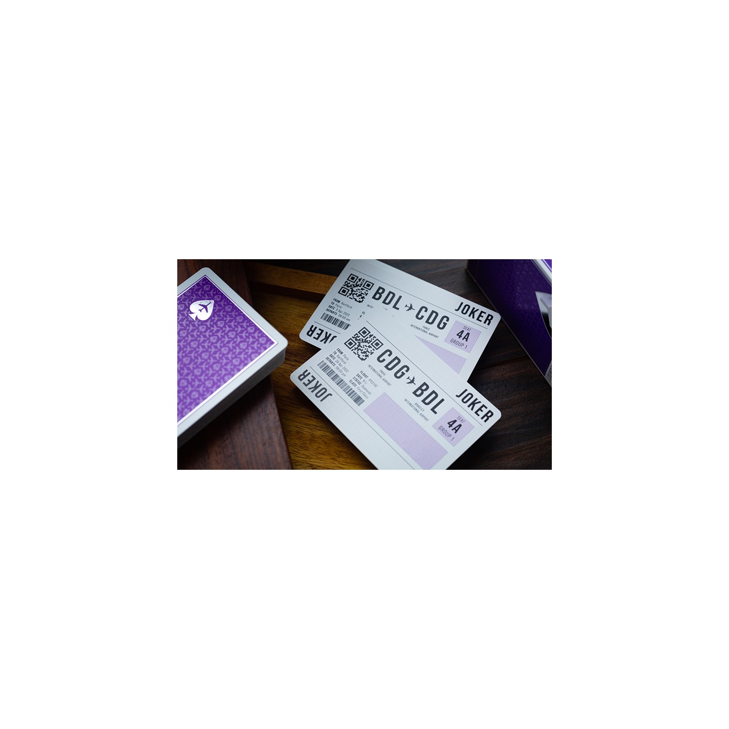 Limited Edition Lounge in Passenger Purple by Jetsetter Playing Cards