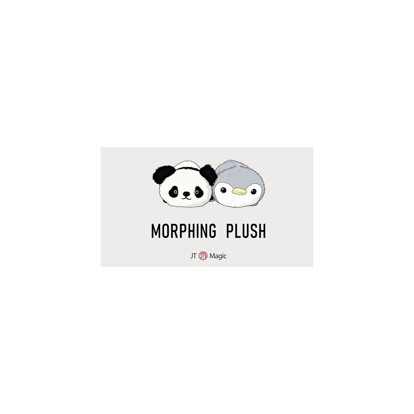 Morphing Plush (Panda to Penguin Grey) by Jackie Zhao and JT Magic