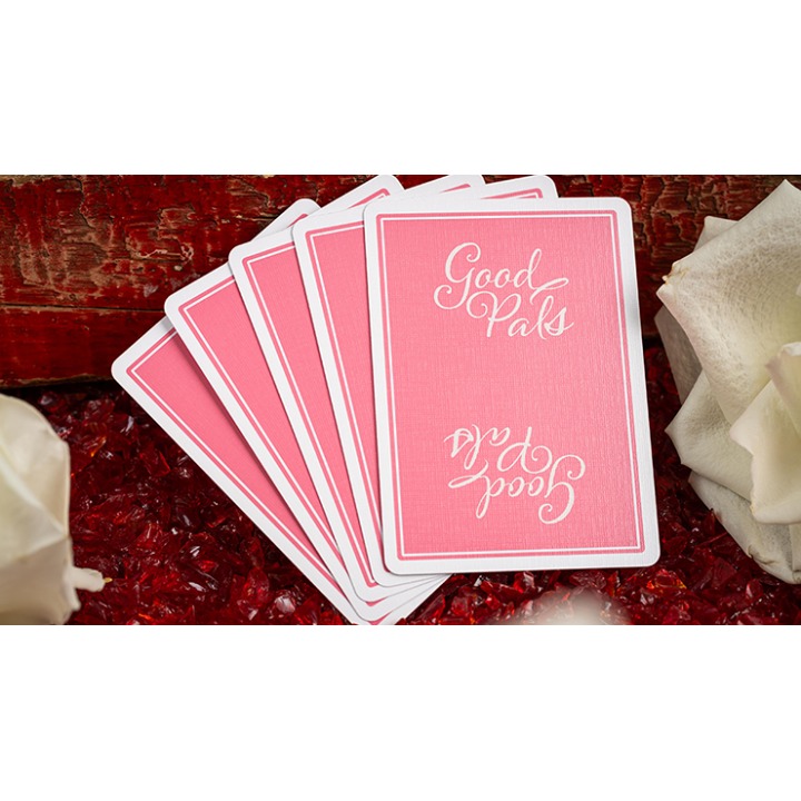 Good Pals Valentine's Pink Playing Cards