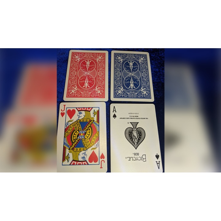 Magnetic Card - Bicycle Cards (2 Per Package) Double Face Cards by Chazpro