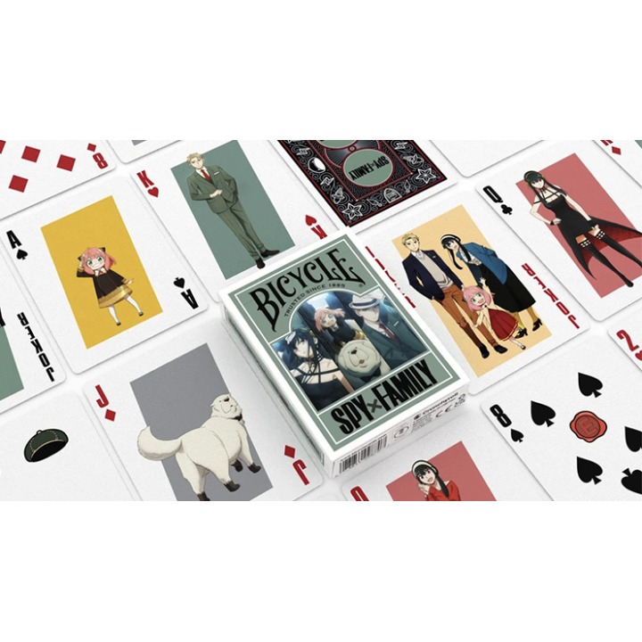 Bicycle Spy Family Playing Cards by US Playing Card