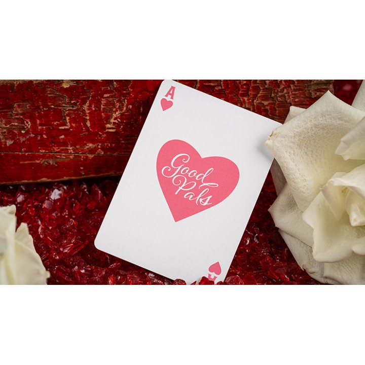 Good Pals Valentine's Pink Playing Cards