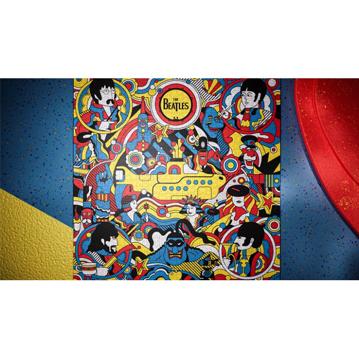 Yellow Submarine Jigsaw Puzzle by theory11