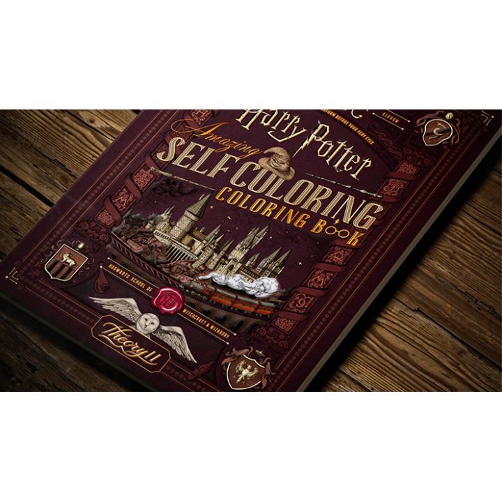 Harry Potter Self-Coloring Book by theory11
