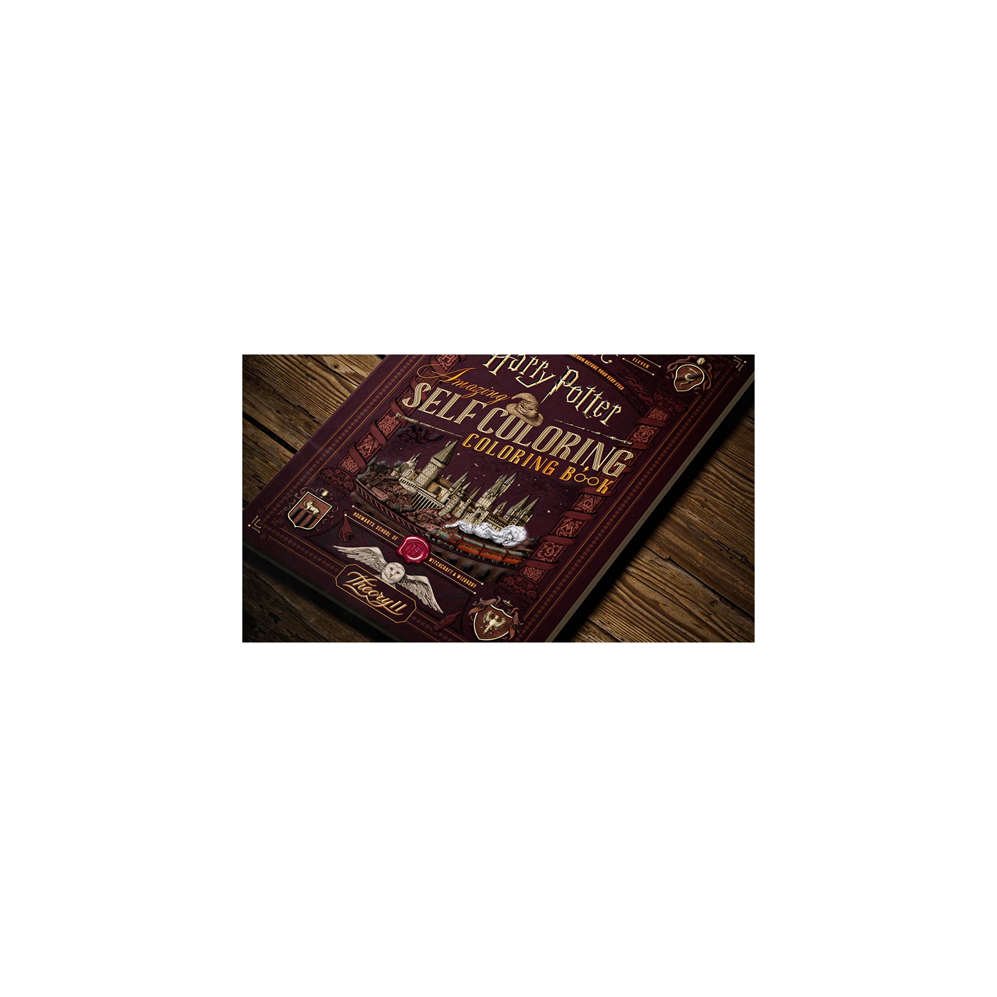 Harry Potter Self-Coloring Book by theory11