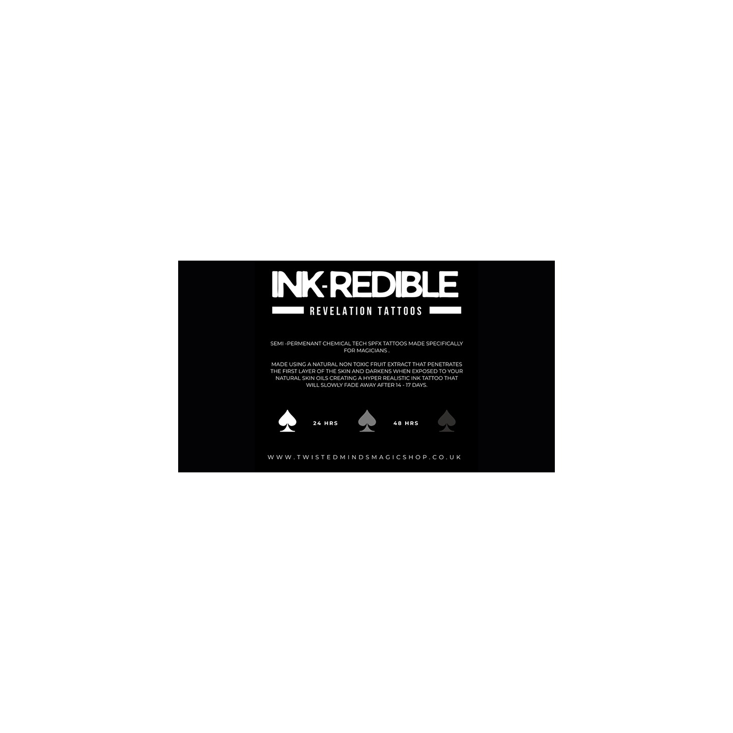 Ink-Redible Revelation Tattoos (Spades) by Twisted Minds