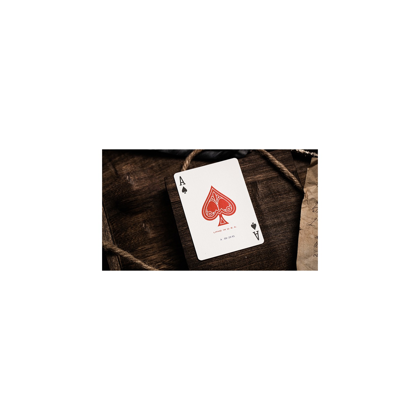 Jerry's Nugget (Atomic Red) Marked Monotone Playing Cards