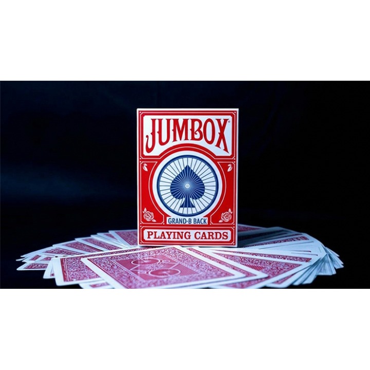 Jumbox Invisible Deck (Red) by Magic Dream