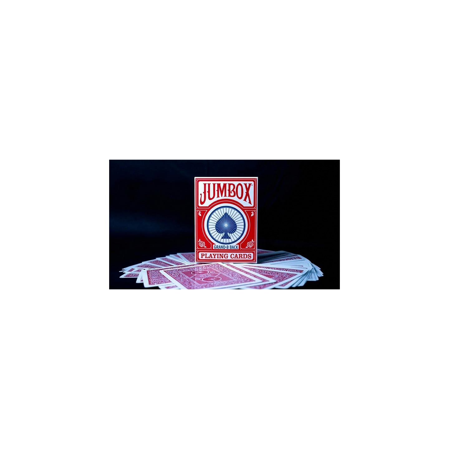 Jumbox Invisible Deck (Red) by Magic Dream