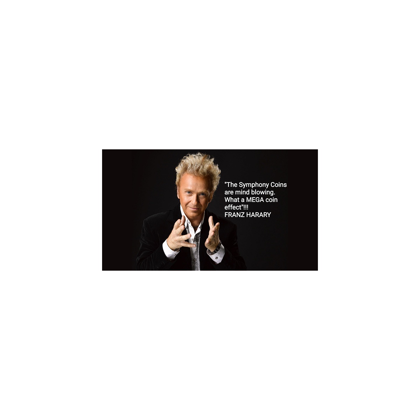 Symphony Coins (US Quarter) Gimmicks and Online Instructions by RPR Magic Innovations