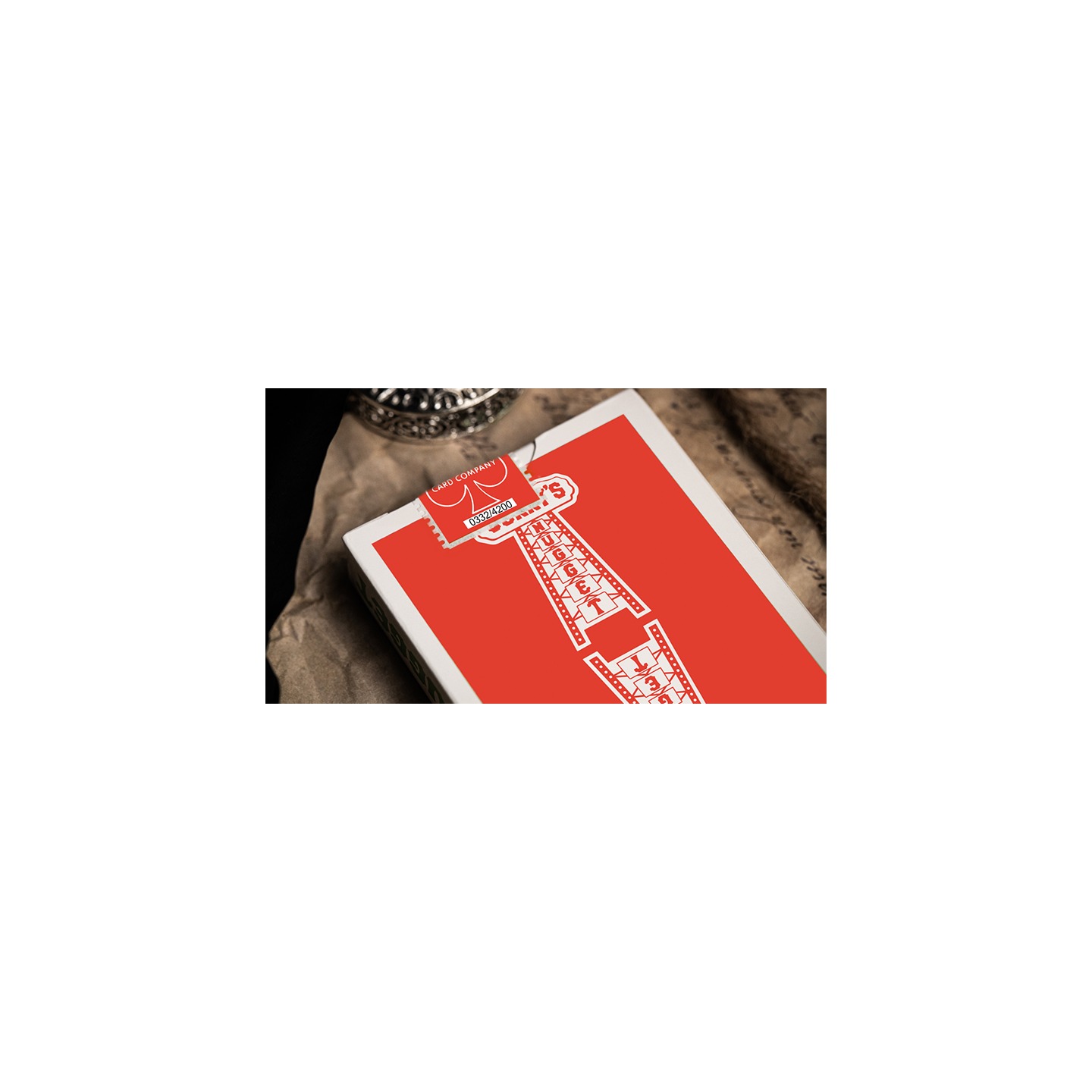 Jerry's Nugget (Atomic Red) Marked Monotone Playing Cards