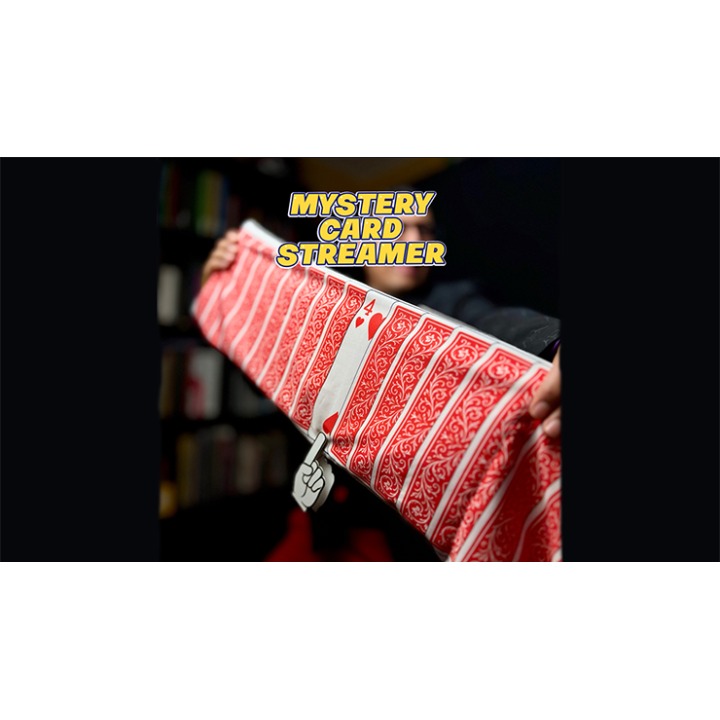 Mystery Card Streamer (Red 4 of Hearts) by PlayTime Magic DEFMA